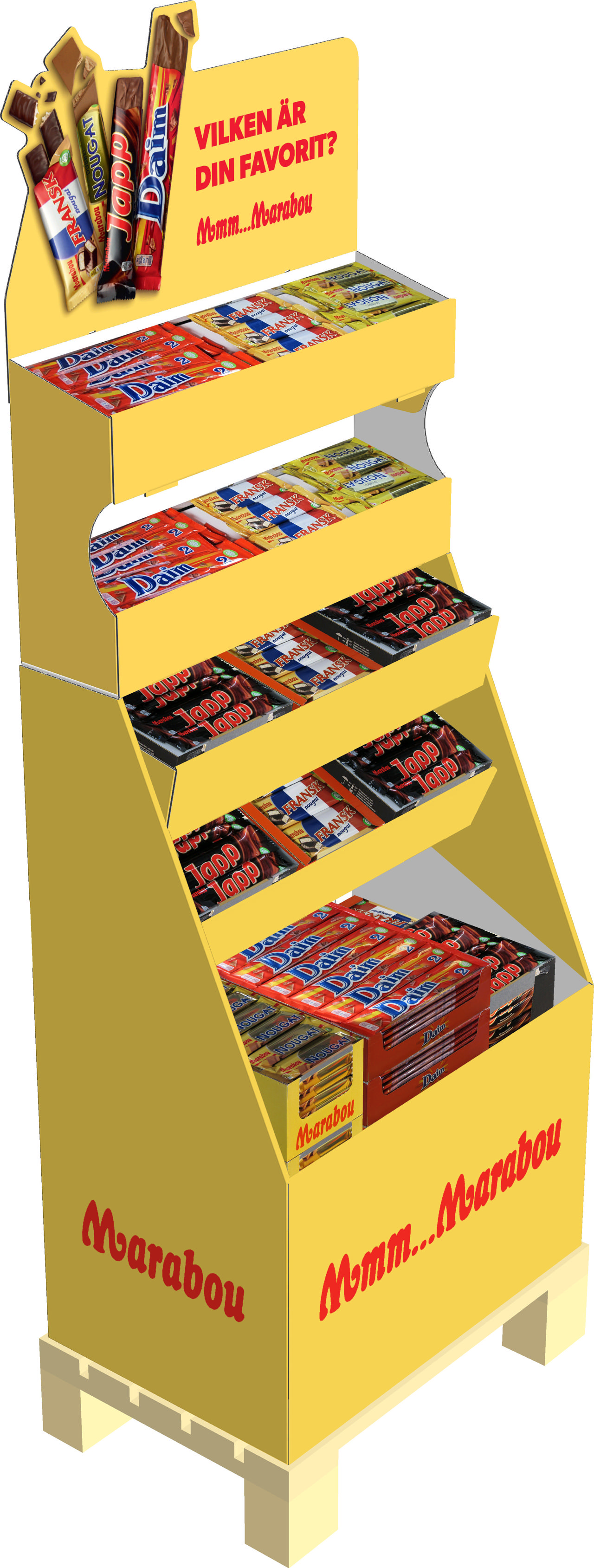 Marabou Dubbla Mix 1/4 pall