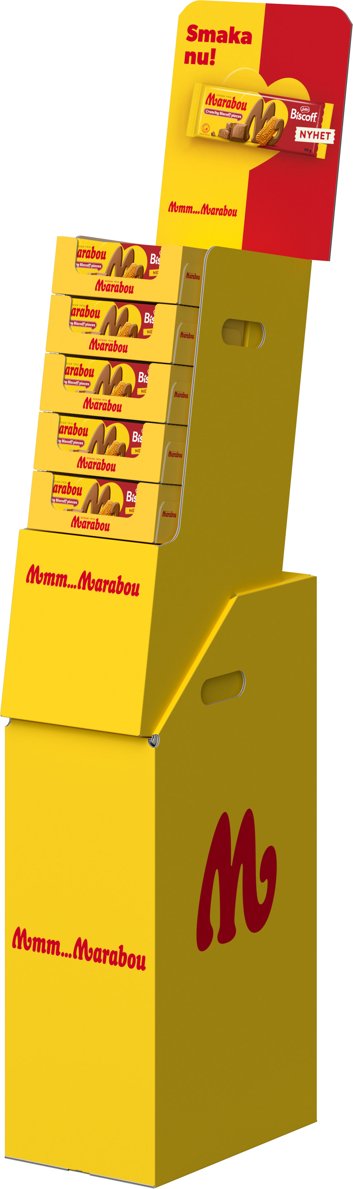 Marabou Biscoff 90g Display