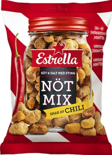 Estrella Nötmix Chili 175g