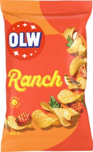 OLW CHIPS RANCH 40G