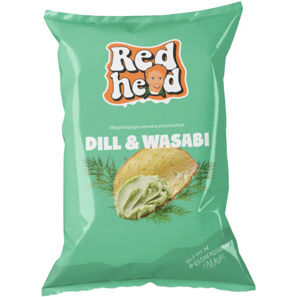 REDHEAD DILL&WASABI 150G