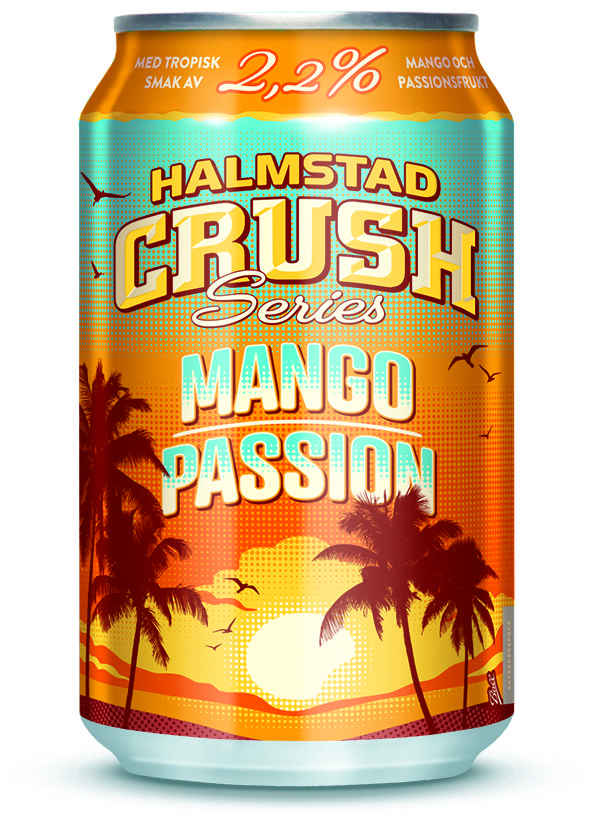 Halmstad Crush Mango Passion 2,2% 33cl
