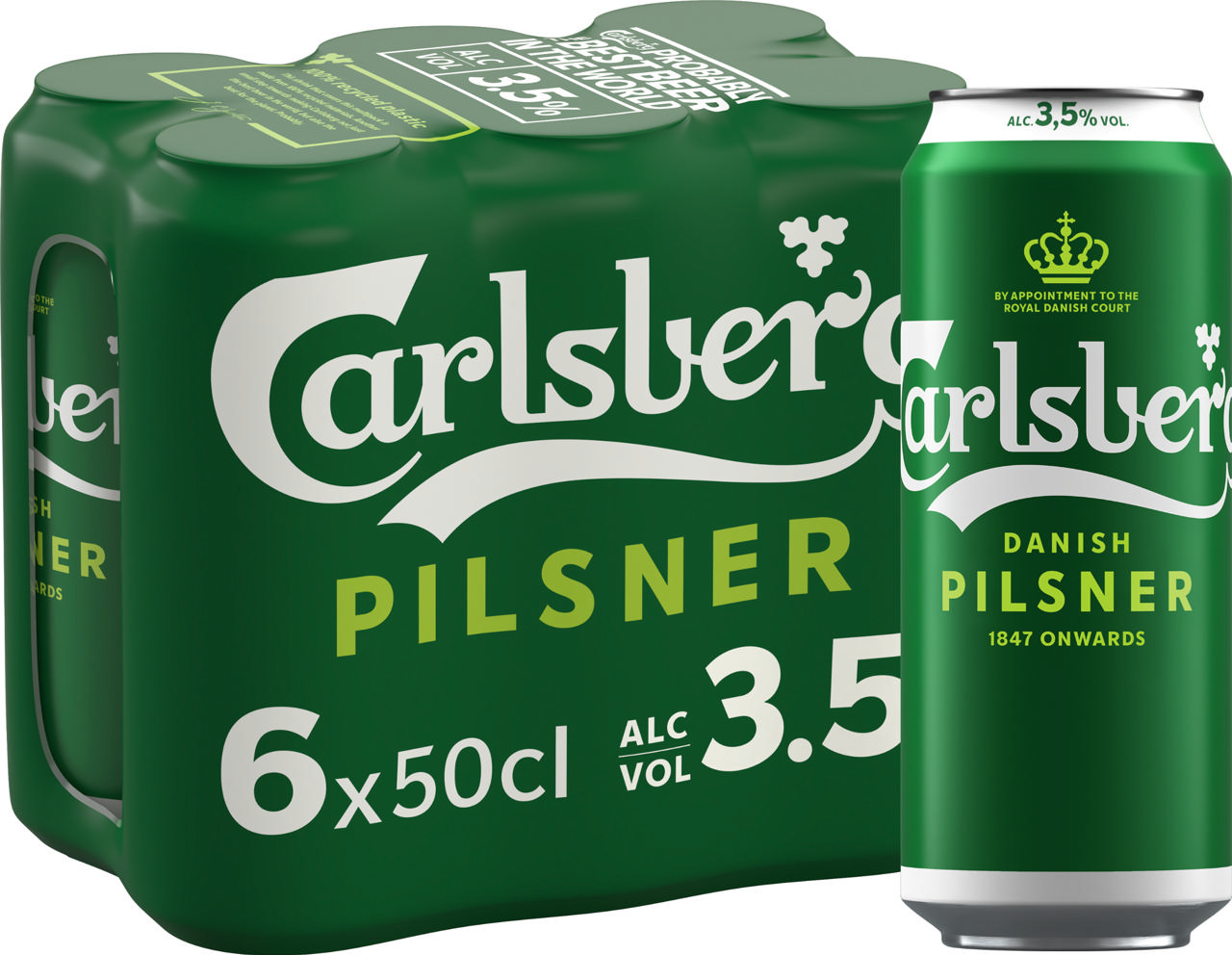 Carlsberg 3,5% 50cl 6-pack