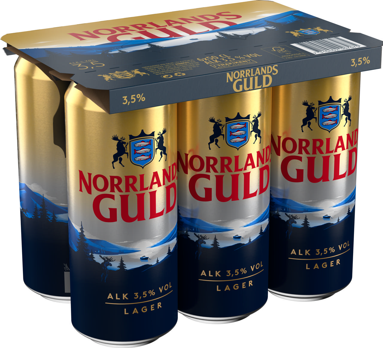 Norrlands Guld 3,5% 50cl 6-pack