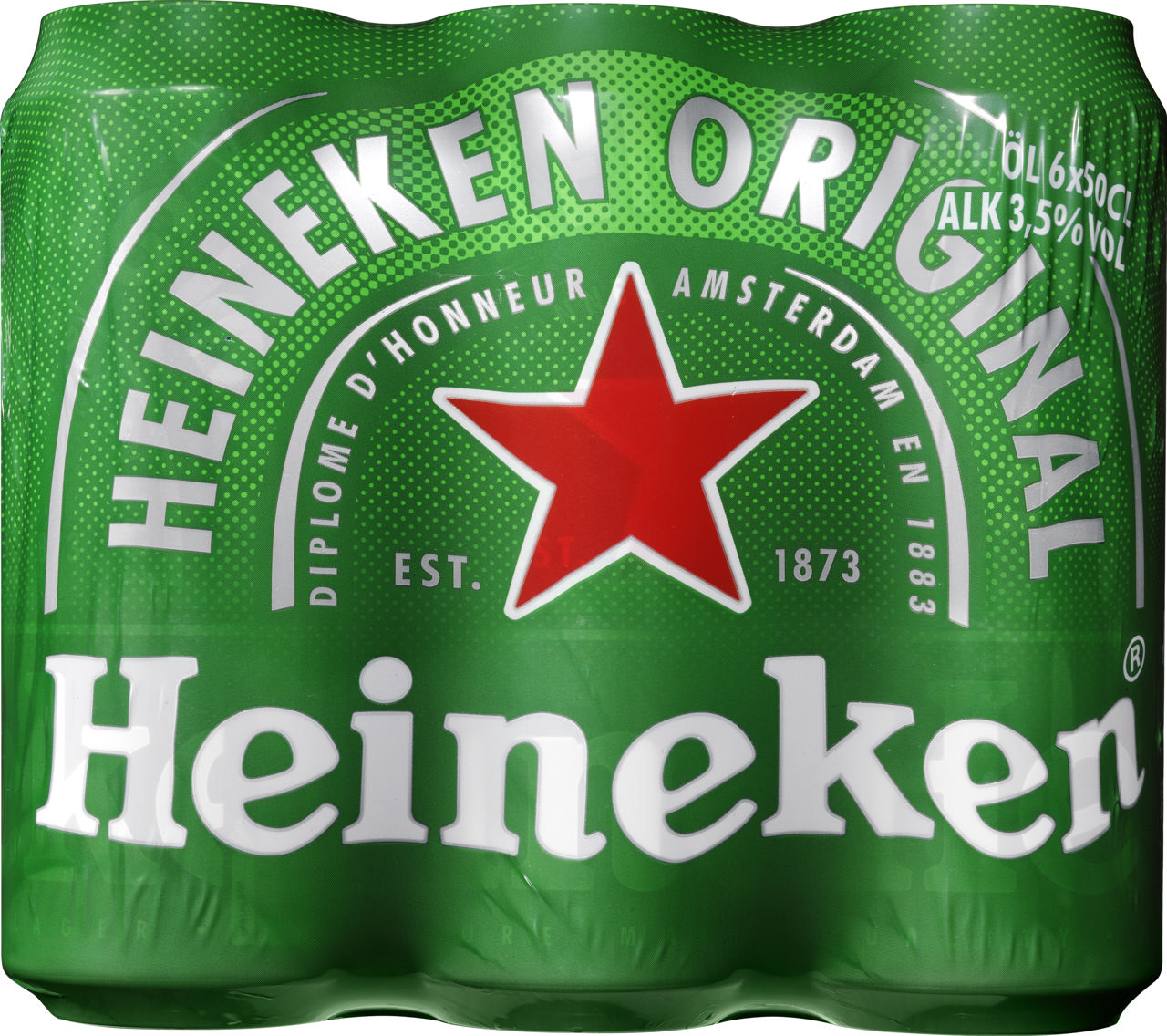 Heineken 3,5% 50cl 6-pack