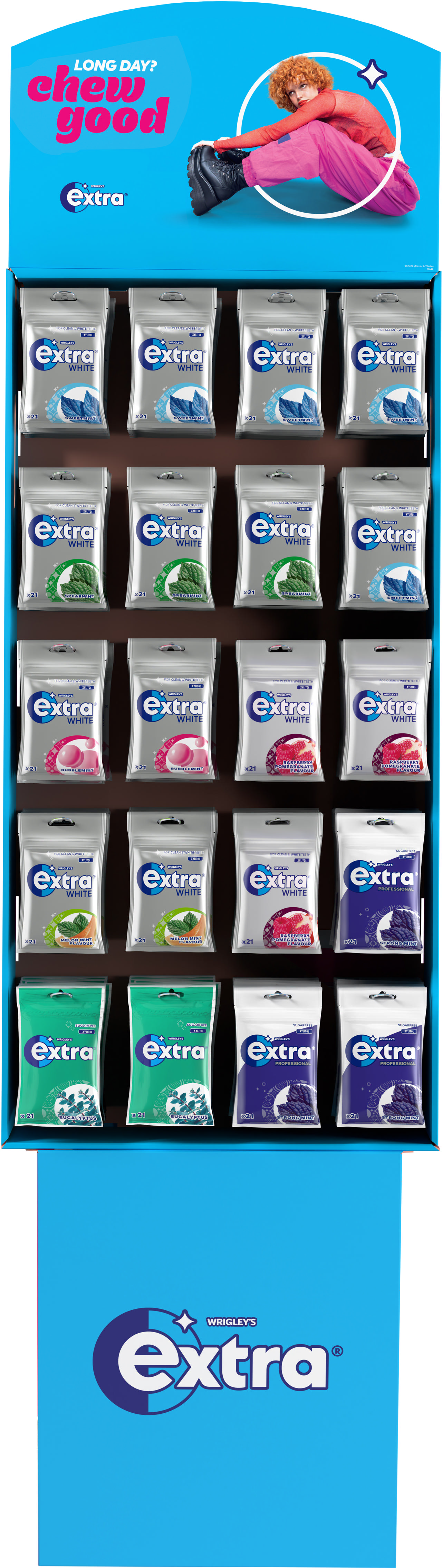 Extra White Bag Mix Display