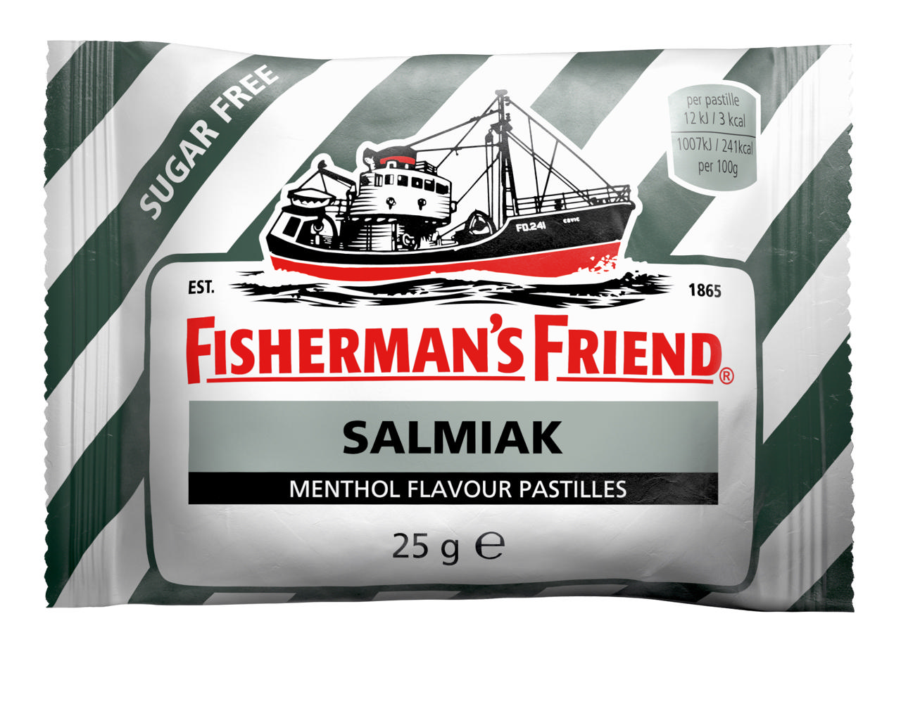 Fishermans Salmiak Sockerfri 25g