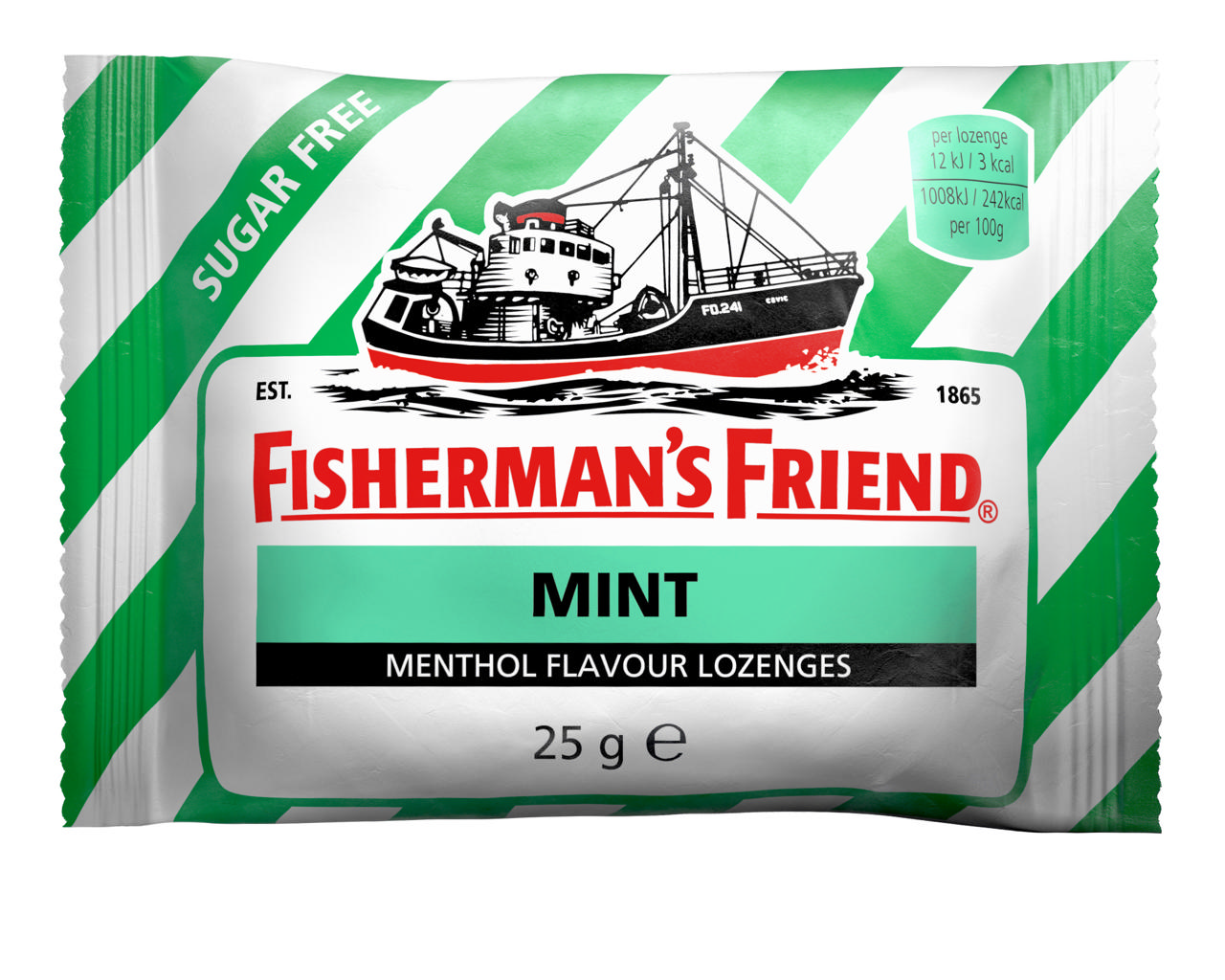 Fishermans Mint Sockerfri 25g