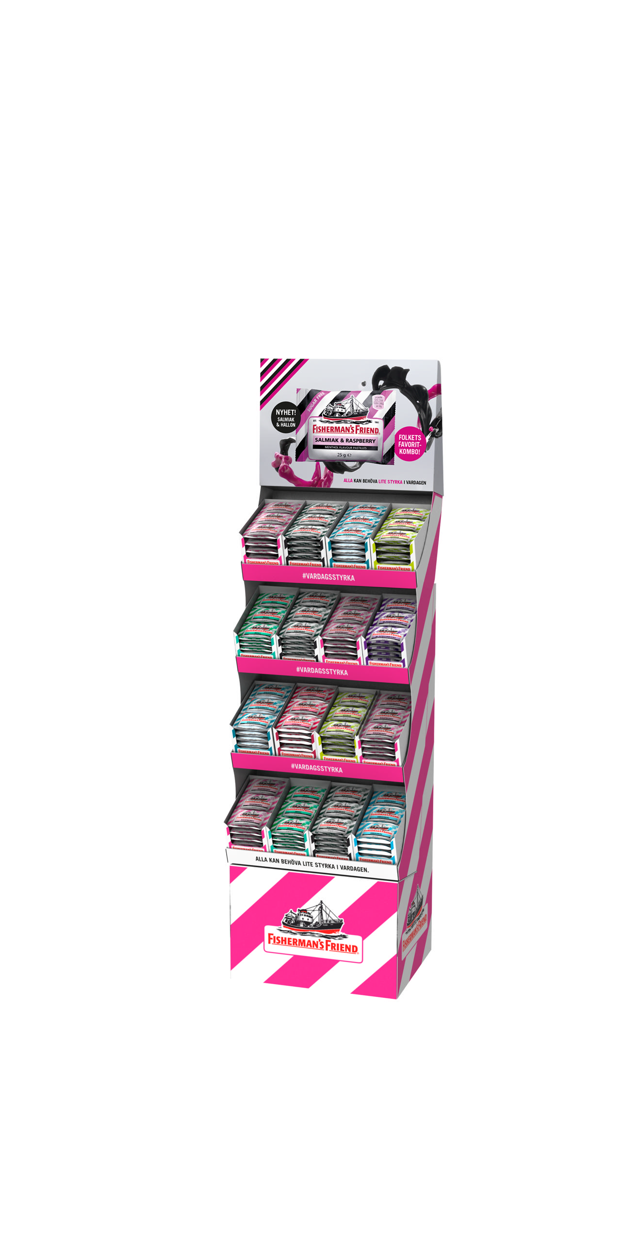 Fishermans Mix 8-sorter Display