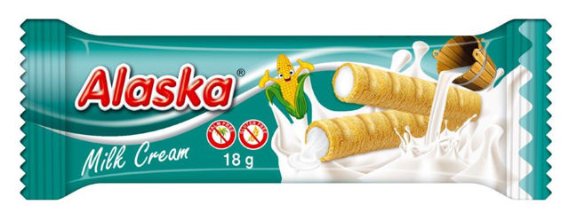 Alaska Rolls Milk Cream 18g