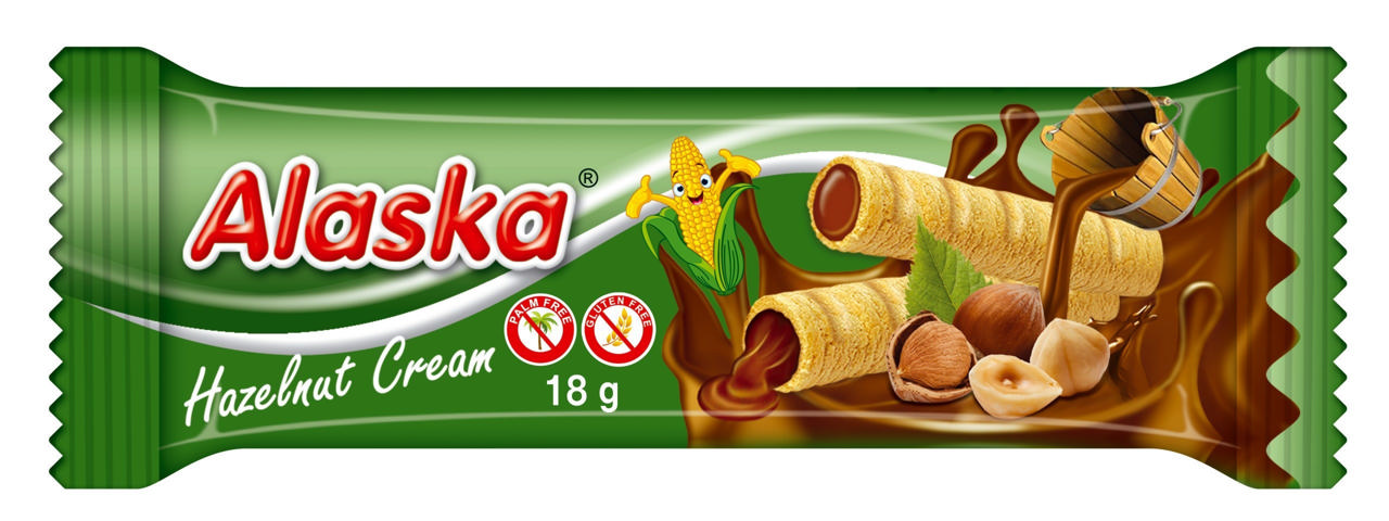 Alaska Rolls Hazelnut Cream 18g